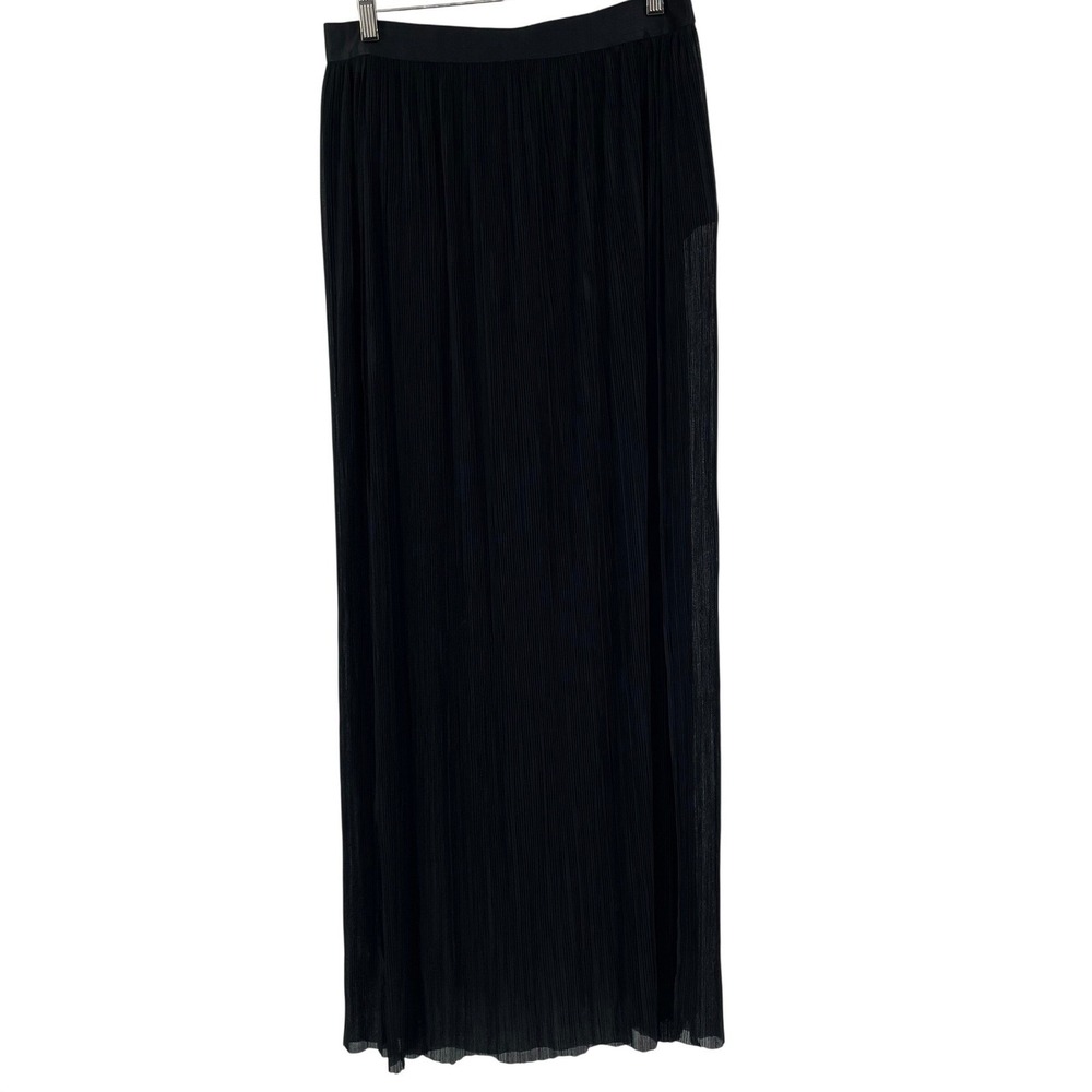 Express Sheer Overlay Maxi Skirt Womens Medium Black Festival Whimsigoth Fairy